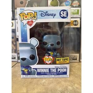 Funko Pop! Disney - Winnie The Pooh (Metallic) - Hot Topic w/Protector